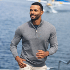 Cutter & Buck Oakville Half-Zip Sweater Men