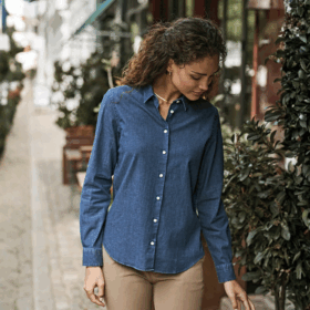 Tee Jays Women’s denim shirt