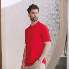 Henbury Micro-fine piqué polo shirt