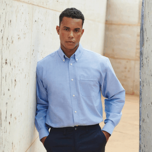Henbury Long sleeve classic Oxford shirt 2 Henbury Long sleeve classic Oxford shirt