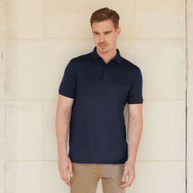 Henbury Stretch polo shirt with wicking finish (slim fit)