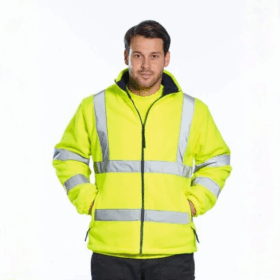 Portwest Hi-vis mesh-lined fleece