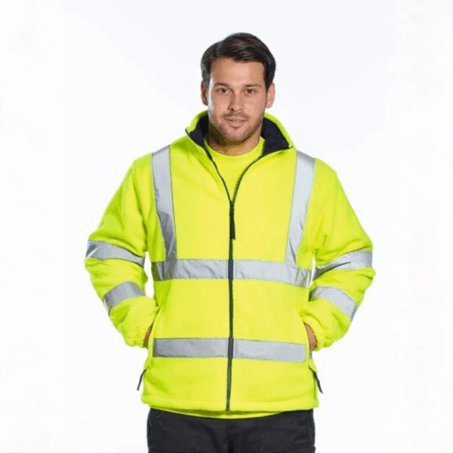 Portwest Hi-vis mesh-lined fleece 2 Portwest Hi-vis mesh-lined fleece