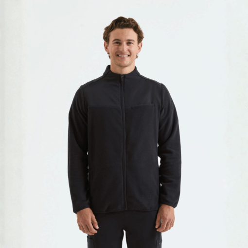 'Agility' men's panelled fleece jacket