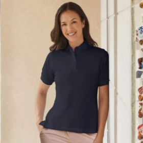 Henbury Women’s classic cotton pique polo shirt