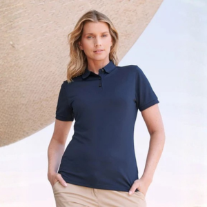 Henbury Women's recycled polyester polo shirt 2 Henbury Women's recycled polyester polo shirt