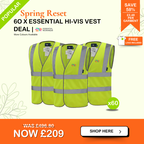 60 x hi-vis vest deal