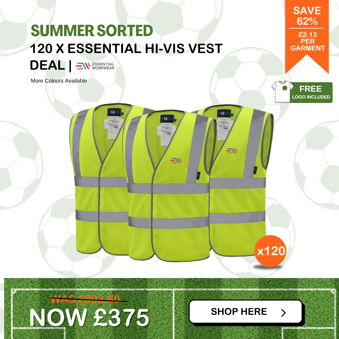 120 x Essential Kapton Hi-Vis Vest Deal