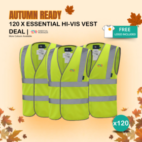 120 x Essential Kapton Hi-Vis Vest Deal