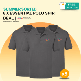 8 x Essential Polo Shirt Deal