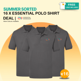 16 x Essential Polo Shirt Deal