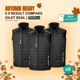 8 x Result Padded Gilet Deal