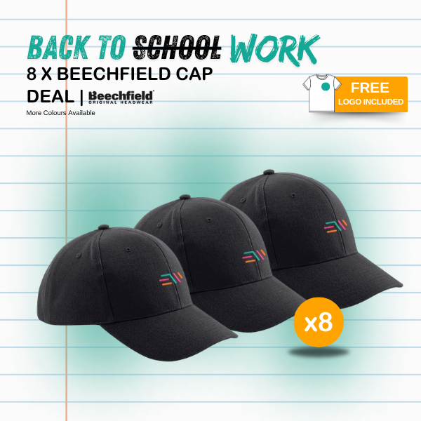 8 x Beechfield Cap Deal 1 8 x Beechfield Cap Deal