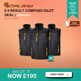 8 x Result Padded Gilet Deal