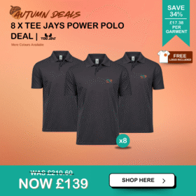 8 x Tee Jays Power Polo Shirt Deal