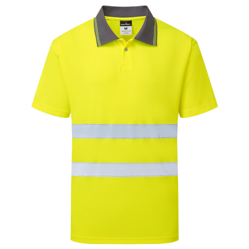 Portwest ES1 Essential Hi-Vis Polo Shirt S/S - yellow