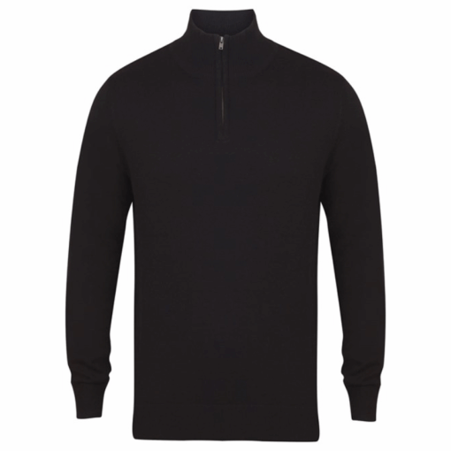 Henbury quarter zip jumper 3 Henbury quarter zip jumper