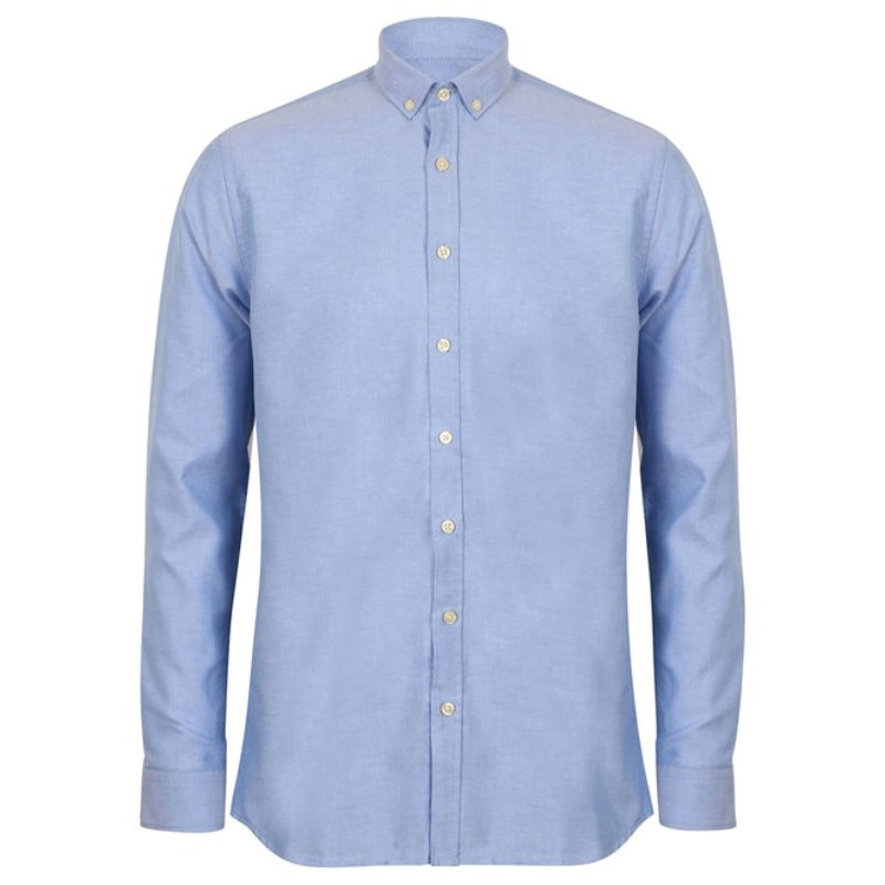 Henbury Modern long sleeve Oxford shirt