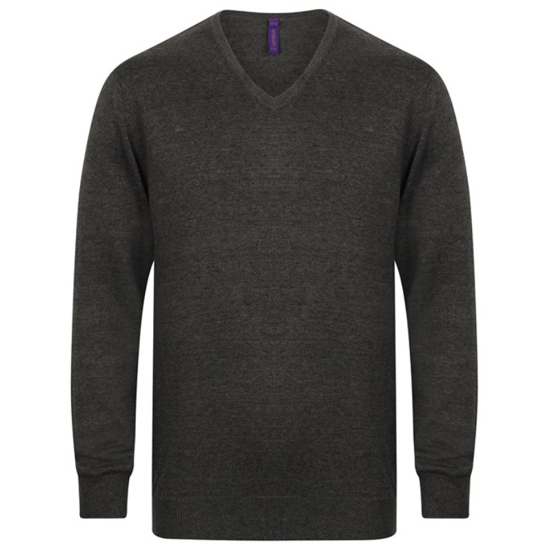 Henbury 12 gauge v-neck jumper