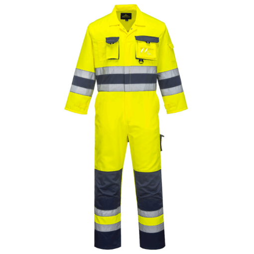 Portwest Nantes Hi-Vis Contrast Work Coverall 3 Portwest Nantes Hi-Vis Contrast Work Coverall