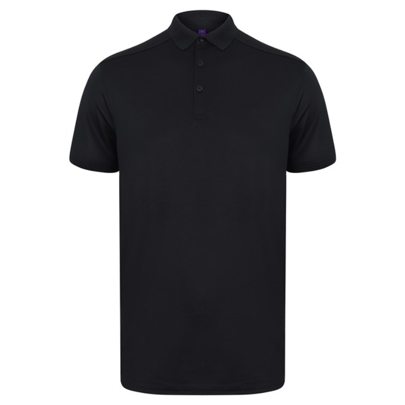 Henbury Stretch polo shirt with wicking finish (slim fit)