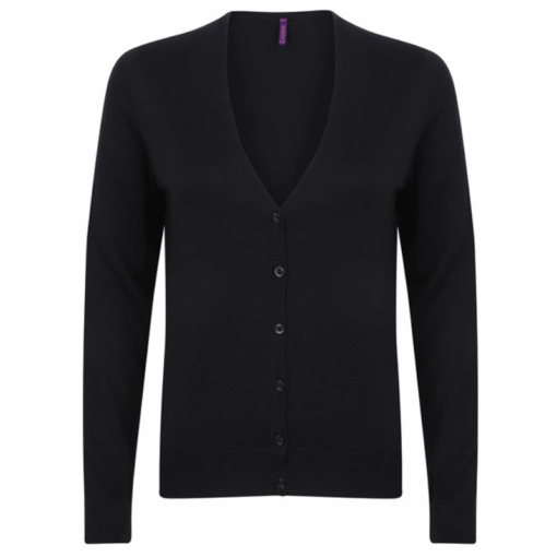 Henbury Women's v-neck cardigan 3 Henbury Women's v-neck cardigan