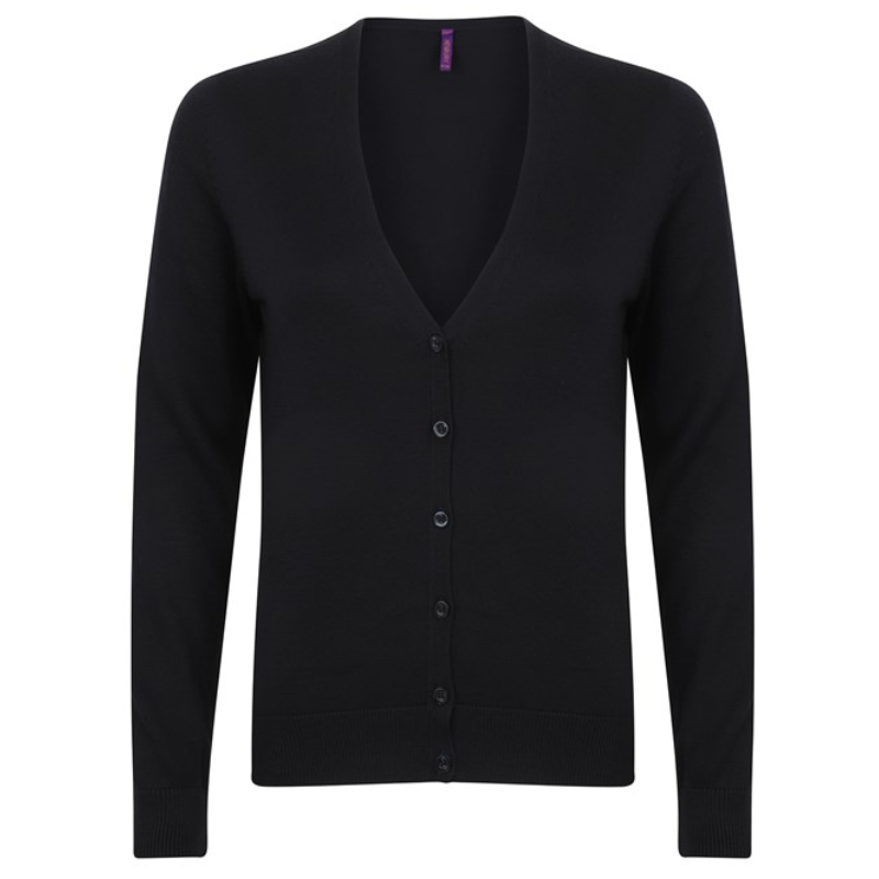 Henbury Women's v-neck cardigan