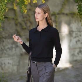 Nimbus Women’s Brighton long sleeve knitted polo
