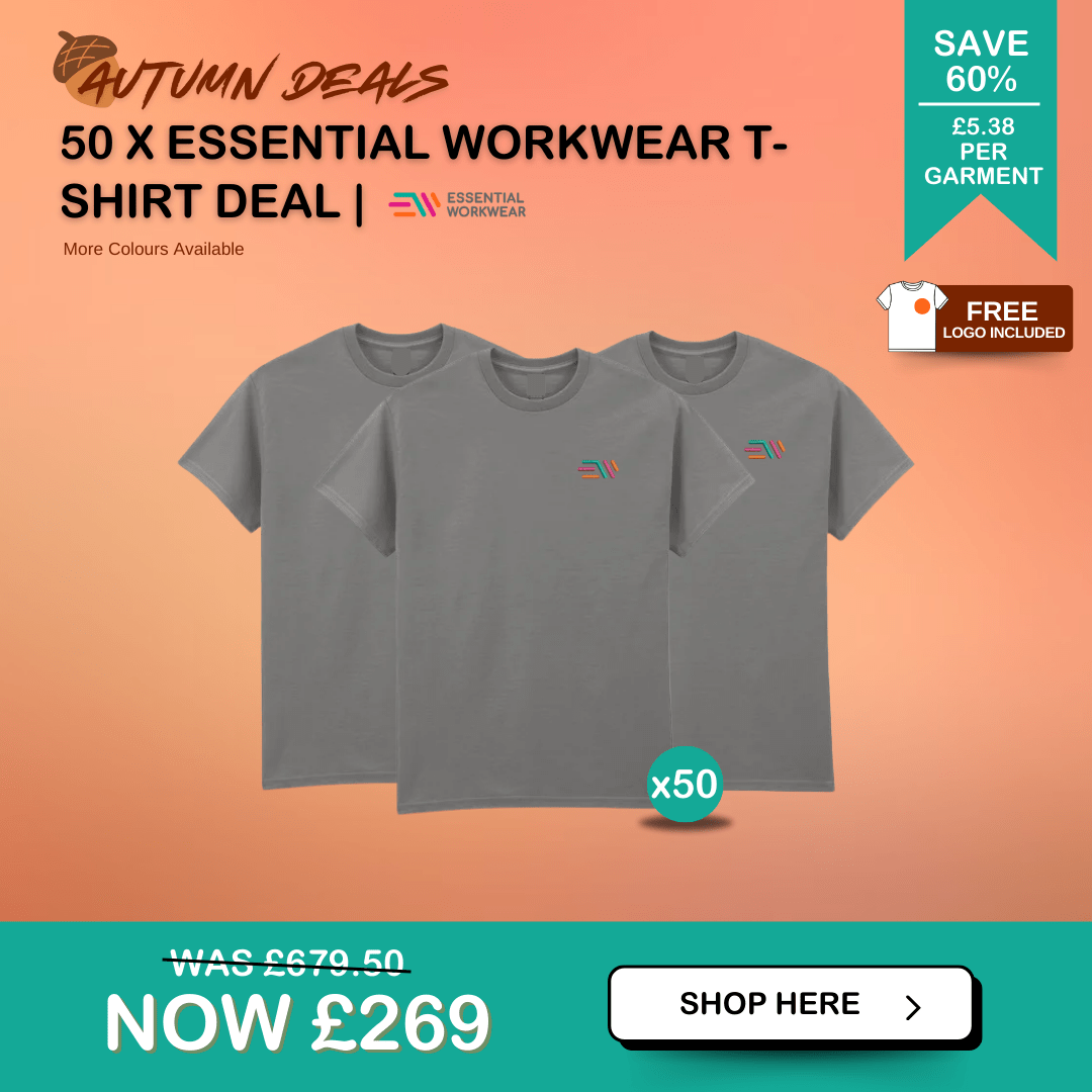 essential workwear t-shirt deal