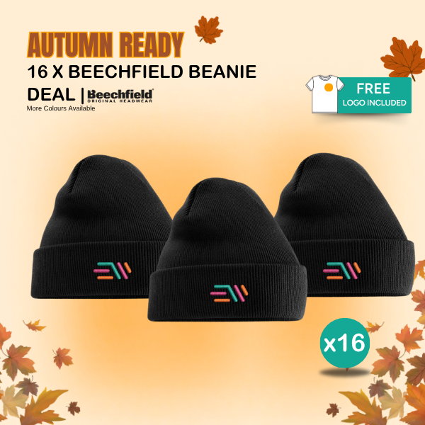 16 x Beechfield Beanie Deal 1 16 x Beechfield Beanie Deal