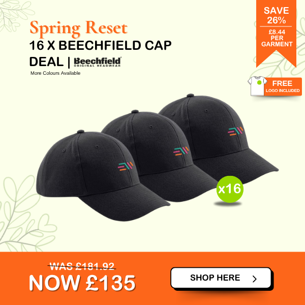 16 x branded cap deal
