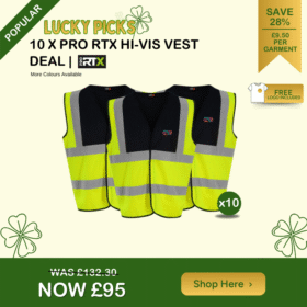 10 x Pro RTX Hi-Vis Vest Deal