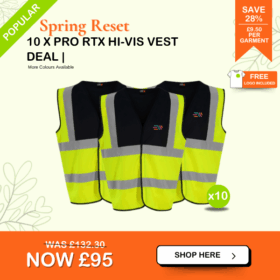 10 x Pro RTX Hi-Vis Vest Deal