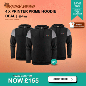 4 x Printer Prime Hoodie Deal