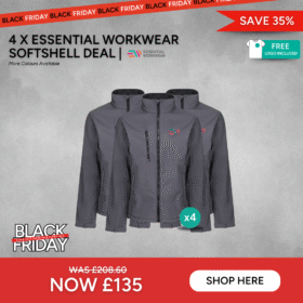 4 x Essential Workwear Softshell Deal