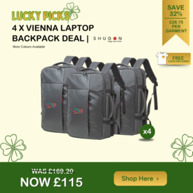 4 x Vienna Laptop Backpack Deal