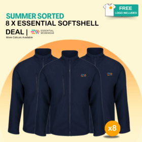 8 x Essential Softshell Jacket Deal