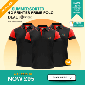 4 x Printer Prime Polo Deal