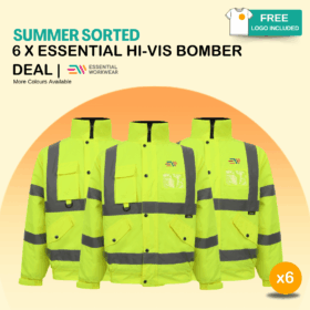 6 x Essential Hi-Vis Bomber Deal