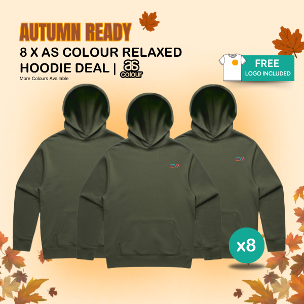 8 x AS Colour Relaxed Hoodie Deal 1 8 x AS Colour Relaxed Hoodie Deal