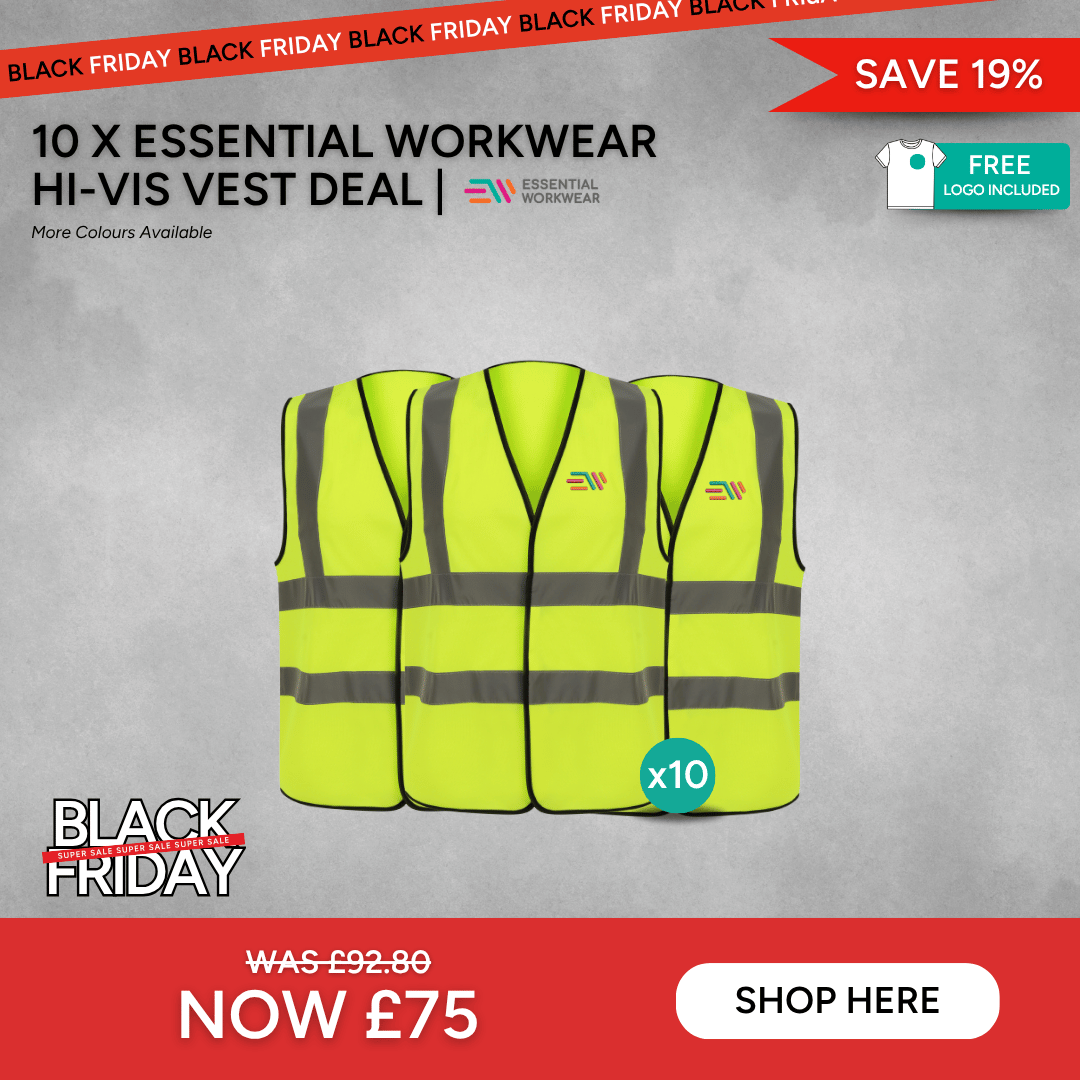 10 x hi-vis vests