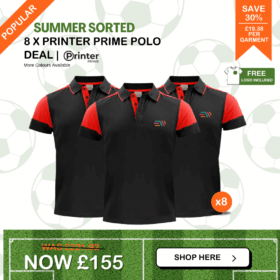 8 x Printer Prime Polo Shirt Deal