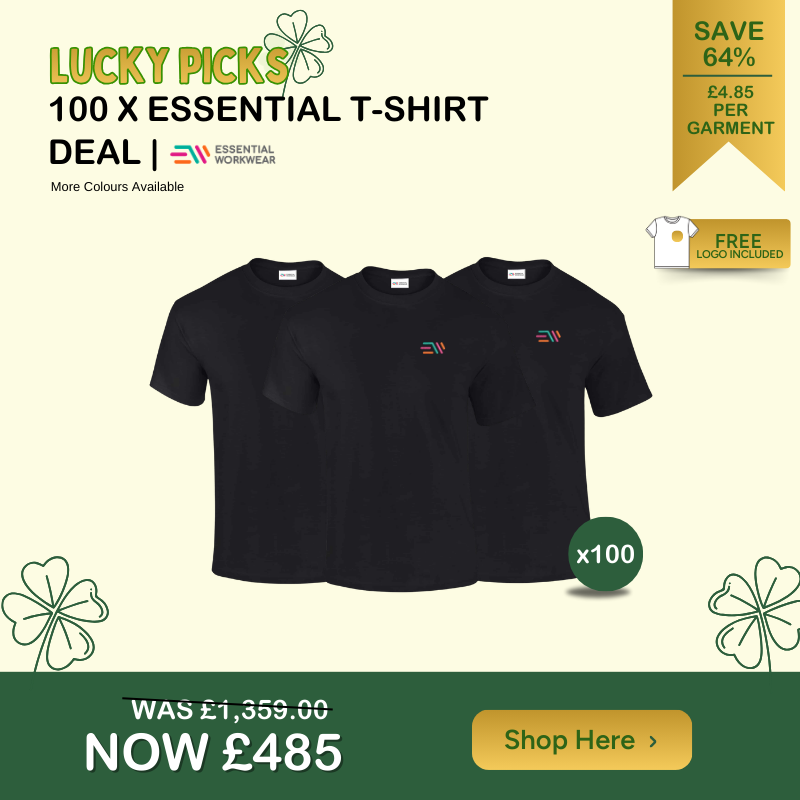 100 x Essential T-Shirts Deal