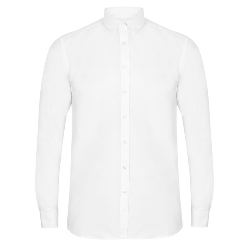 Henbury Modern long sleeve Oxford shirt