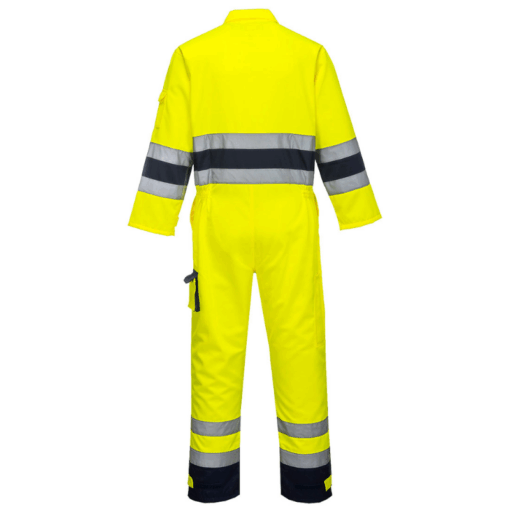 Portwest Nantes Hi-Vis Contrast Work Coverall 4 Portwest Nantes Hi-Vis Contrast Work Coverall