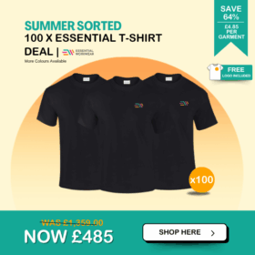 100 x Essential T-Shirts Deal