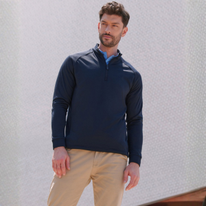 Henbury Quarter-zip top with wicking finish 4 Henbury Quarter-zip top with wicking finish