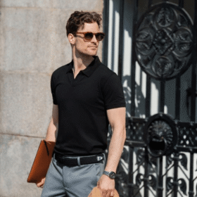 Nimbus Harvard V-Neck Stretch Polo Shirt