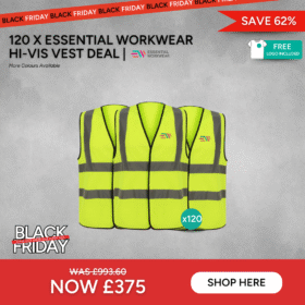 120 x EWW Kapton Hi-Vis Vest Deal