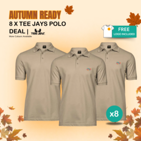 8 x Tee Jays Stretch Polo Shirt Deal